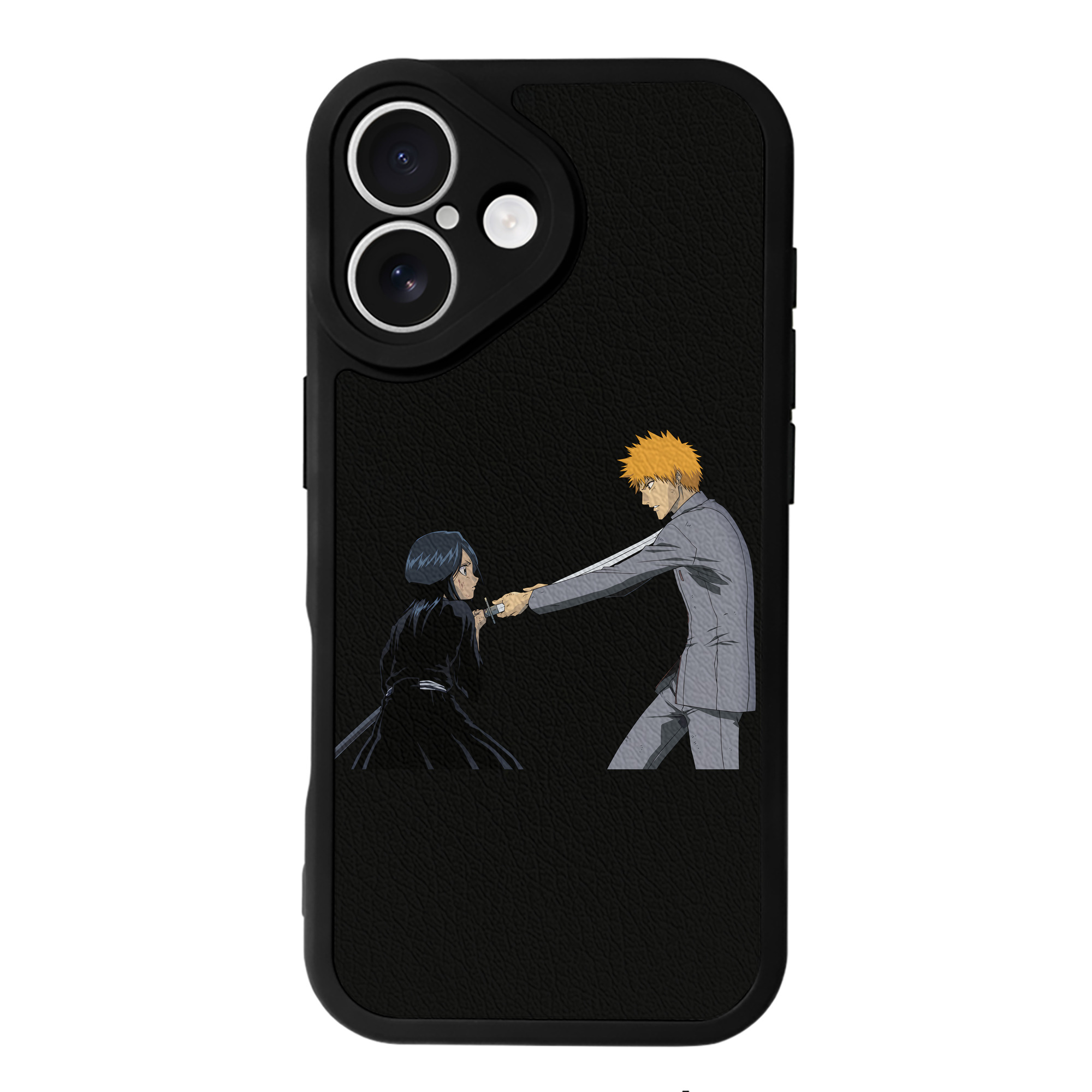 （画像用） ブリーチ 朽木ルキア BLEACH Kuchiki Rukia 【iPhone 16シリーズ対応】シリコンスマホケース（レザー調） 材質：シリコン